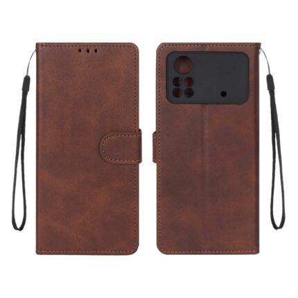 کیف موبایل مگنتی درجه یک MNC مدل Xiaomi Poco X4 Pro - قهوه ای