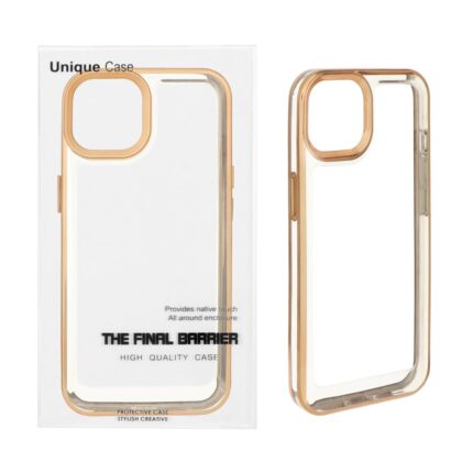 قاب اورجینال کروم Apple iPhone 13 / iPhone 14 - طلایی (پک دار)