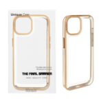 قاب اورجینال کروم Apple iPhone 15 / iPhone 14 / iPhone 13 - طلایی (پک دار)