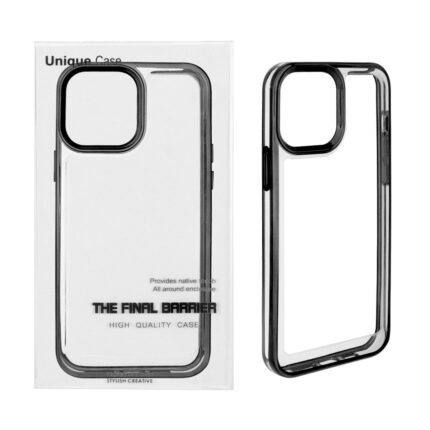 قاب اورجینال کروم Apple iPhone 13 Pro Max - مشکی (پک دار)