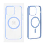 قاب شفاف دور رنگی Apple iPhone 14 Pro Max با قابلیت شارژ MagSafe - آبی (پک دار) - MPS
