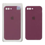 قاب سیلیکونی پاک کنی اورجینال Master Quality مدل Apple iPhone 7 Plus / iPhone 8 Plus - زرشکی (پک دار)