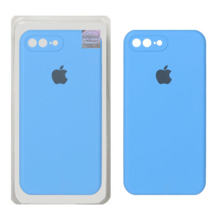 قاب سیلیکونی پاک کنی اورجینال Master Quality مدل Apple iPhone 7 Plus / iPhone 8 Plus - آبی (پک دار)