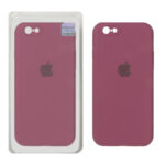 قاب سیلیکونی پاک کنی اورجینال Master Quality مدل Apple iPhone 6 / iPhone 6s - زرشکی (پک دار)