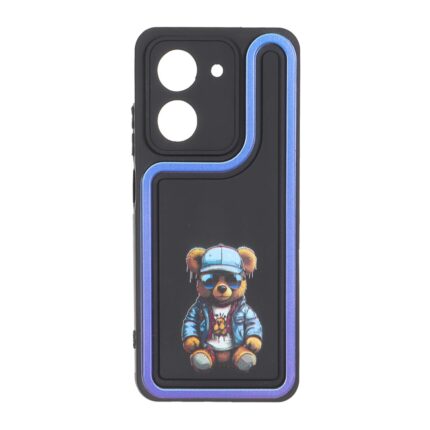 قاب Solid Case منحنی LUCKY طرح دار Xiaomi Redmi A5 / Poco C71 - کد 263