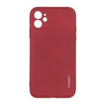 قاب سیلیکونی Spigen محافظ لنزدار Apple iPhone 11 - زرشکی