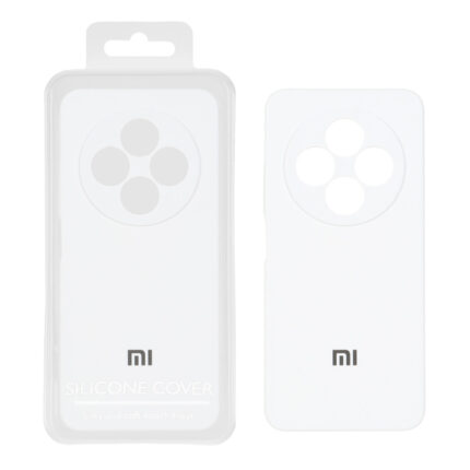 قاب سیلیکونی پاک کنی اورجینال Master Quality مدل Xiaomi Redmi 14C / Redmi A3 Pro / Redmi A4 / Poco C75 - سفید (پک دار)