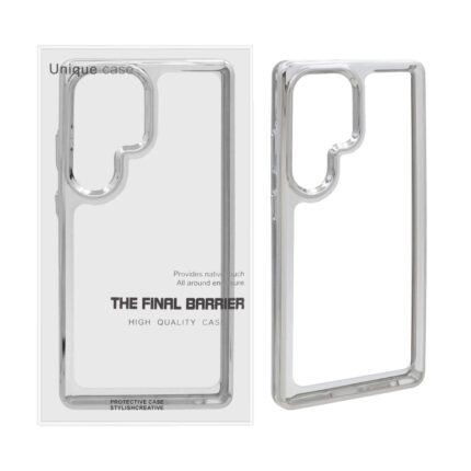 قاب اورجینال کروم Samsung Galaxy S25 Ultra - نقره ای (پک دار)