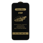 محافظ صفحه نمایش شیشه ای Full Cover ESD Anti Static - Nice Dice مدل Apple iPhone 14 pro max (بدون پک)