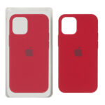 قاب سیلیکونی پاک کنی اورجینال Apple iPhone 12 Mini - آلبالویی (پک اصلی)