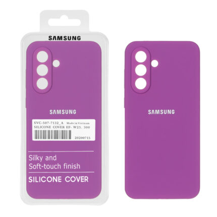 قاب سیلیکونی پاک کنی اورجینال درجه یک Samsung Galaxy A56 / A36 - ارغوانی کد 1 (پک دار)