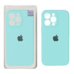 قاب سیلیکونی پاک کنی اورجینال Master Quality مدل Apple iPhone 13 Pro - سبزآبی (پک دار)