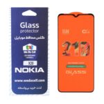 محافظ صفحه نمایش شیشه ای Nokia C30 - Full Cover 21D - مشکی (پک دار)