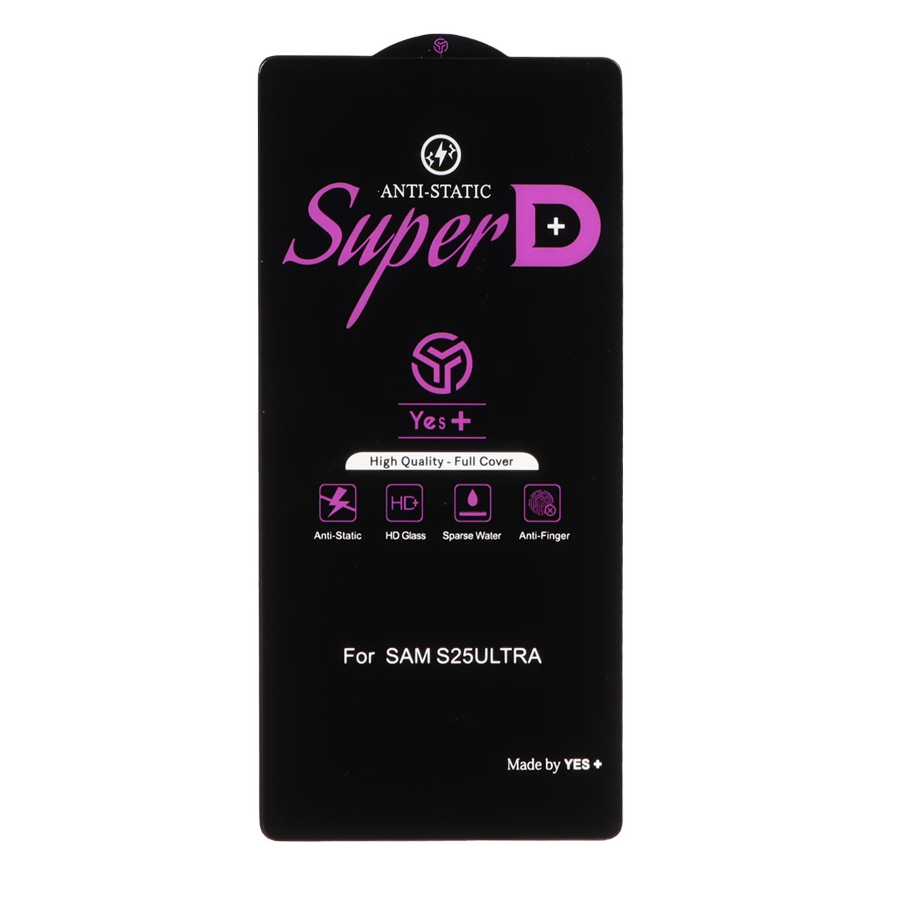 1511610 محافظ صفحه نمایش شیشه ای Super D Anti Static Yes Plus مدل Samsung Galaxy S25 Ultra - تصویر 1