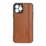 قاب طرح چرم RYOURK مدل Apple iPhone 11 pro - عسلی