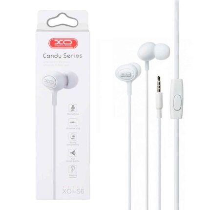 هندزفری باسیم XO مدل XO-S6 - سفید