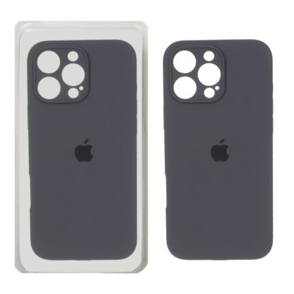 قاب سیلیکونی پاک کنی محافظ لنزدار اورجینال Apple iPhone 16 Pro Max - خاکستری (پک دار) - NTC