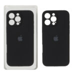 قاب سیلیکونی پاک کنی محافظ لنزدار اورجینال Apple iPhone 16 Pro Max - مشکی (پک دار) - NTC