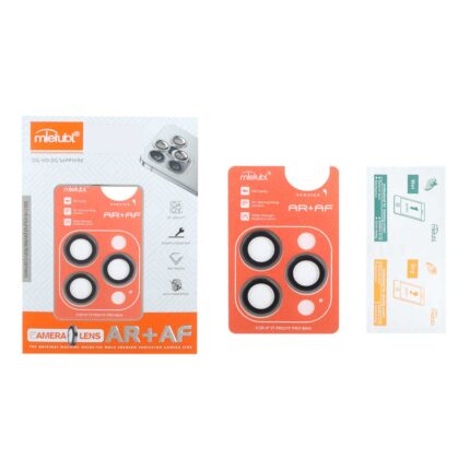 محافظ لنز رینگی اورجینال Mietubl شابلون دار Apple iPhone 17 Pro Max / iPhone 17 Pro - خاکستری (پک دار) - NTC