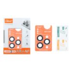 محافظ لنز رینگی اورجینال Mietubl شابلون دار Apple iPhone 17 Pro Max / iPhone 17 Pro - سرمه ای (پک دار) - NTC