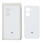 قاب سیلیکونی پاک کنی محافظ لنزدار اورجینال Xiaomi Poco X7 Pro - سفید (پک دار)