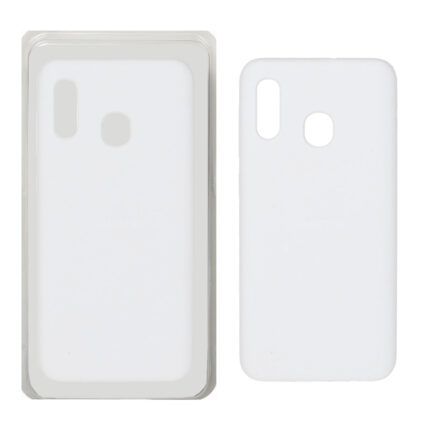 قاب سیلیکونی پاک کنی اورجینال Samsung Galaxy A30 / A20 - سفید (پک دار)