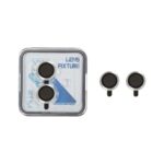 محافظ لنز رینگی اورجینال Lens Fixture شابلون دار Apple iPhone 17 - نقره ای (پک دار)
