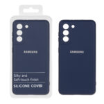 قاب نیو سیلیکون محافظ لنزدار RFF مدل Samsung Galaxy S21 - سرمه ای (پک دار)