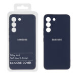 قاب نیو سیلیکون محافظ لنزدار RFF مدل Samsung Galaxy S22 - سرمه ای (پک دار)