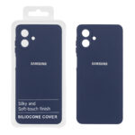 قاب نیو سیلیکون محافظ لنزدار RFF مدل Samsung Galaxy A07 - سرمه ای (پک دار)