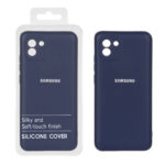 قاب نیو سیلیکون محافظ لنزدار RFF مدل Samsung Galaxy A03 - سرمه ای (پک دار)