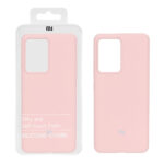 قاب سیلیکونی پاک کنی اورجینال درجه یک Xiaomi Mi 13 Lite - کرم نارنجی (پک دار)