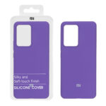 قاب سیلیکونی پاک کنی اورجینال درجه یک Xiaomi Mi 13 Lite - بنفش (پک دار)