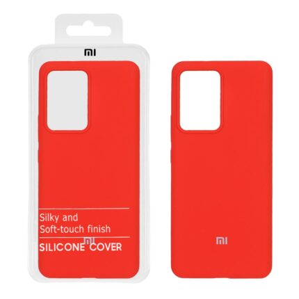 قاب سیلیکونی پاک کنی اورجینال درجه یک Xiaomi Mi 13 Lite - قرمز (پک دار)