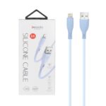 کابل شارژ و دیتا آیفون سیلیکونی Yesido مدل CA119L - آبی (گارانتی 18 ماه تعویض نیکان همراه)