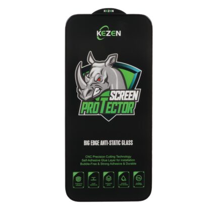 محافظ صفحه نمایش شیشه ای Full Cover Kezen Anti Static Big Edge مدل Samsung Galaxy A14 / M14 / F14 / A22 5G