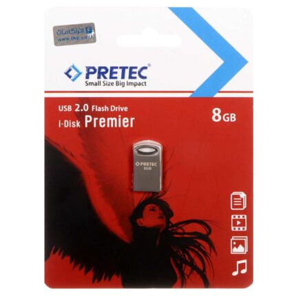 Pretec Premier USB 2.0 Flash Memory - 8GB - مشکی (گارانتی فراگامان)