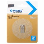 Pretec Cubic USB 2.0 Flash Memory - 16GB - نقره ای (گارانتی فراگامان)