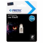Pretec Vault USB 3.2 Flash Memory - 32GB - نقره ای (گارانتی فراگامان)