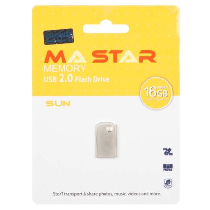 MA Star Sun USB 2.0 Flash Memory - 16GB - نقره ای (گارانتی فراگامان)