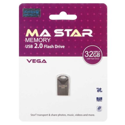 MA Star Vega USB 2.0 Flash Memory - 32GB - مشکی (گارانتی فراگامان)