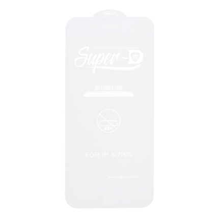محافظ صفحه نمایش شیشه ای Apple iPhone 6 / iPhone 7 / iPhone 8 / iPhone SE (2020) / SE (2022) - Full Cover Super D Mietubl - ESD - سفید (بدون پک) - NTC ORG
