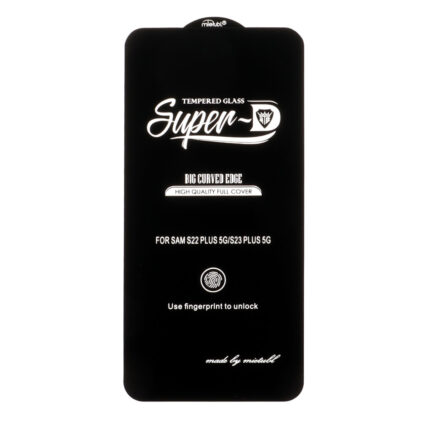 محافظ صفحه نمایش شیشه ای Samsung Galaxy S22 Plus / S23 Plus - Full Cover Super D Mietubl - مشکی (بدون پک) - NTC ORG