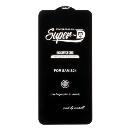 محافظ صفحه نمایش شیشه ای Samsung Galaxy S25 / S24 - Full Cover Super D Mietubl - مشکی (بدون پک) - NTC ORG