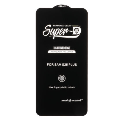 محافظ صفحه نمایش شیشه ای Samsung Galaxy S25 Plus / S24 Plus - Full Cover Super D Mietubl - مشکی (بدون پک) - NTC ORG