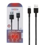 کابل شارژ فست 1.1 متری Shoosh Type-C مدل SH201C - مشکی - SMO