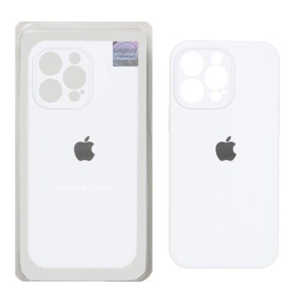 قاب سیلیکونی پاک کنی اورجینال Master Quality مدل Apple iPhone 14 Pro Max - سفید (پک دار)