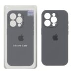 قاب سیلیکونی پاک کنی اورجینال Master Quality مدل Apple iPhone 15 Pro Max - خاکستری (پک دار)