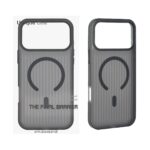 قاب اورجینال Unique Case کرکره ای مات MagSafe مدل Apple iPhone 17 Pro Max - مشکی (پک دار)