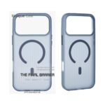 قاب اورجینال Unique Case کرکره ای مات MagSafe مدل Apple iPhone 17 Pro Max - سرمه ای (پک دار)